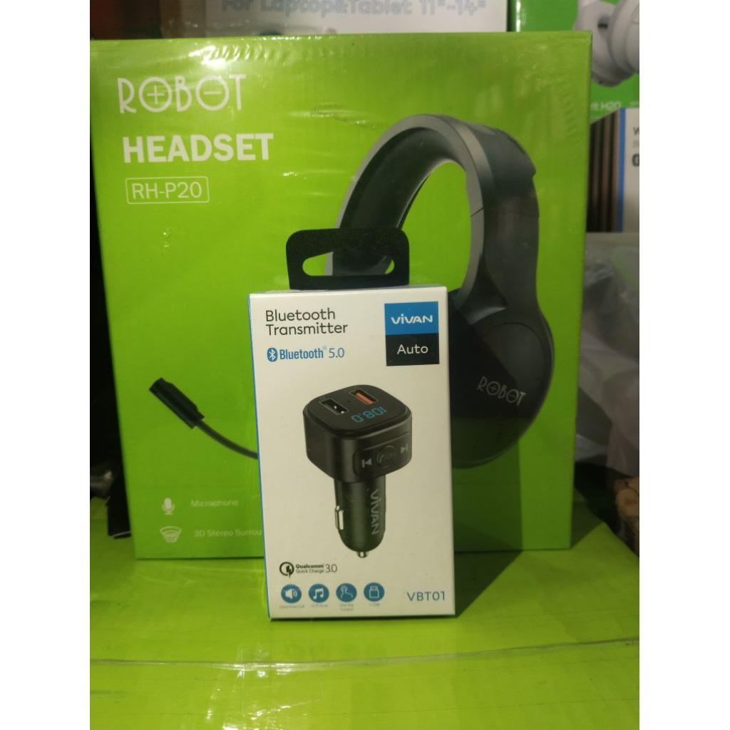 Charger Mobil & Transmitter Bluetooth Vivan VBT01