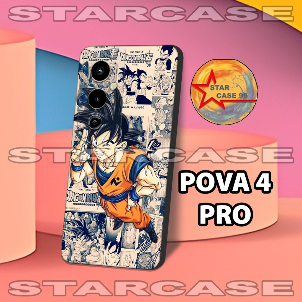 Softcase karet tecno pova 4 pro/S28/Motif anime/casing tecno pova 4 pro/case hp tecno pova 4 pro