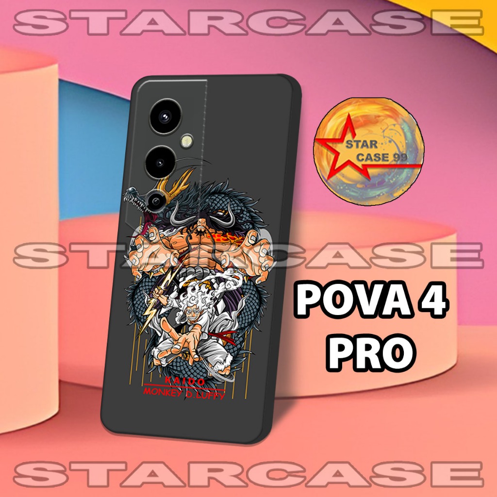 Softcase karet tecno pova 4 pro/S33/Motif anime/casing tecno pova 4 pro/case hp tecno pova 4 pro