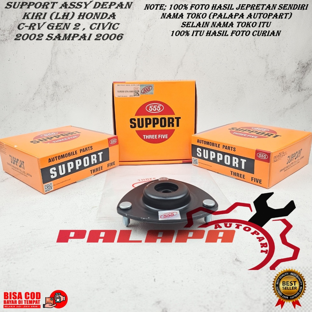 SUPORT SHOCK SOK DEPAN KIRI HONDA CRV GEN 2 2002-2006 555
