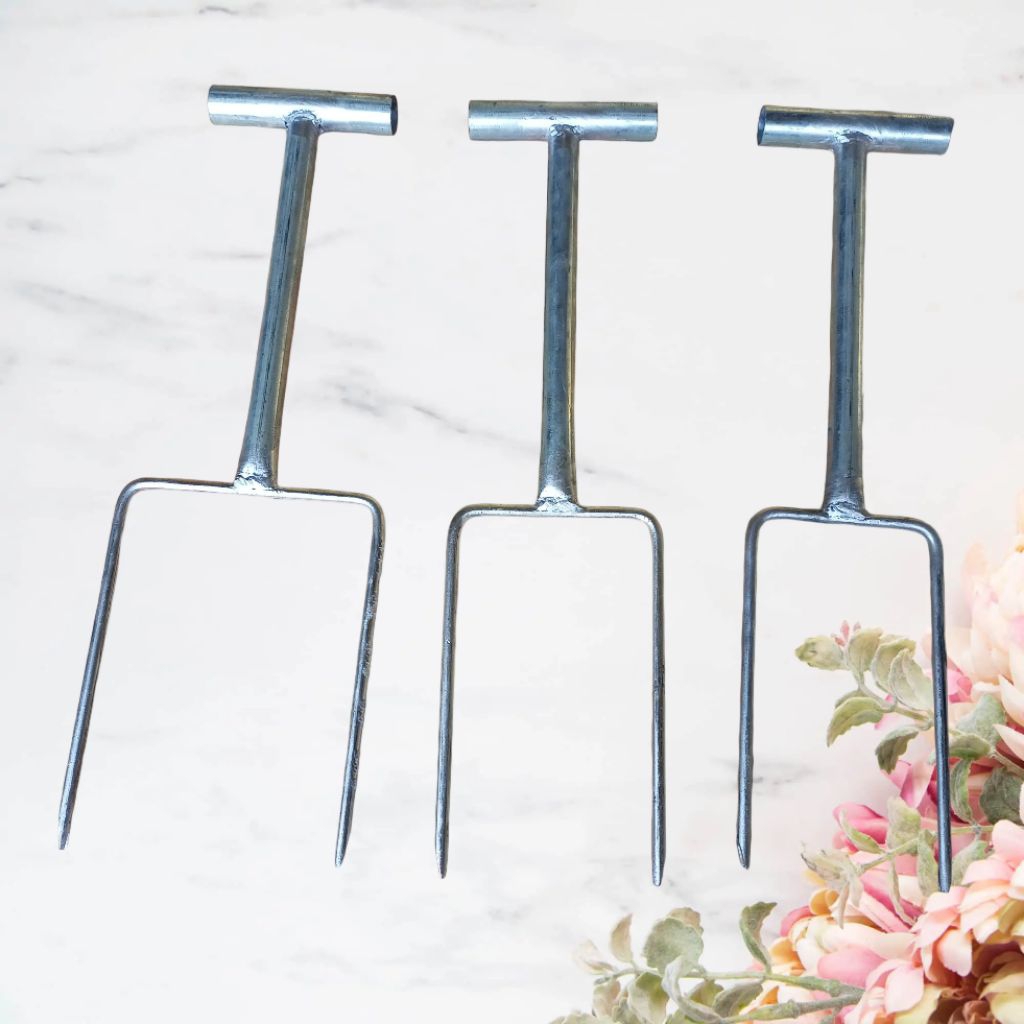 pasak alat dorong pelobang tali penjepit plastik mulsa