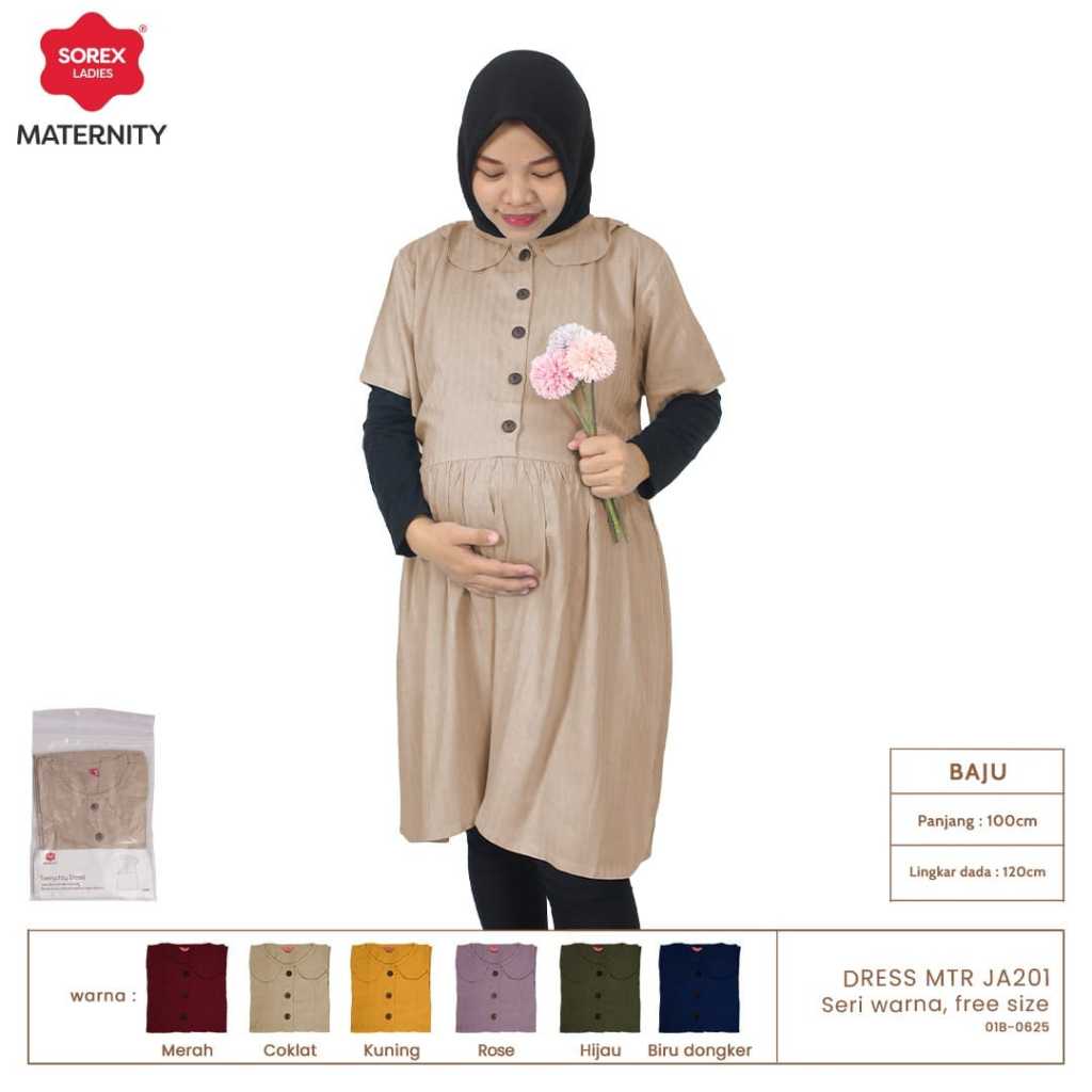 Sorex Daster Hamil Menyusui – Busui Friendly, Bahan Katun Adem