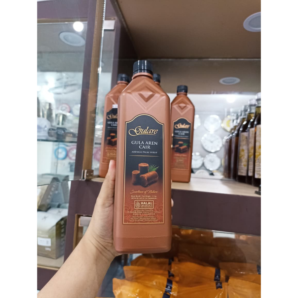 

GULARE PALM SUGAR/GULA AREN CAIR PREMIUM/1300 GRAM/BPOM/HALAL