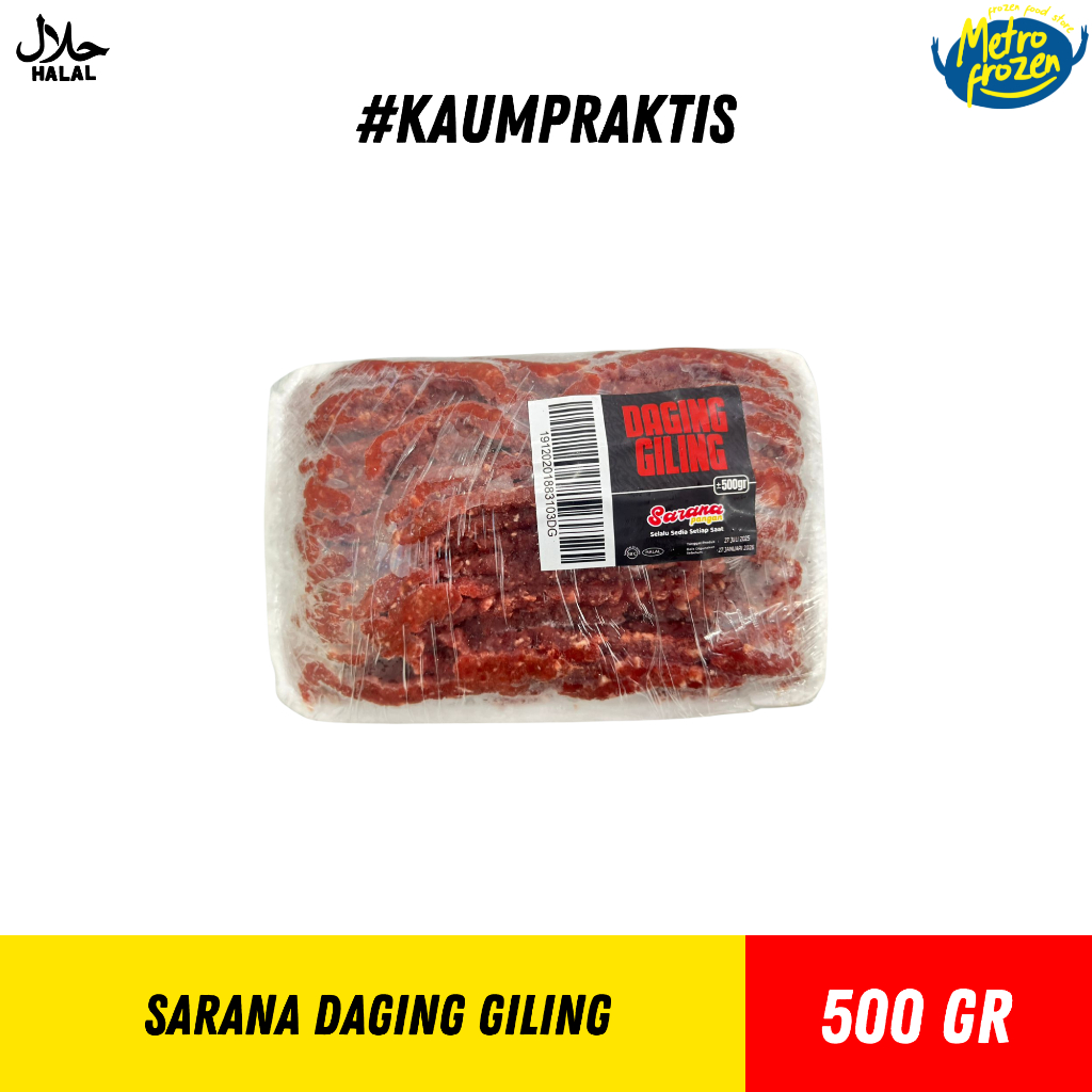 

SARANA Daging Giling 500gr //daging giling frozen //daging giling instan Banjarmasin