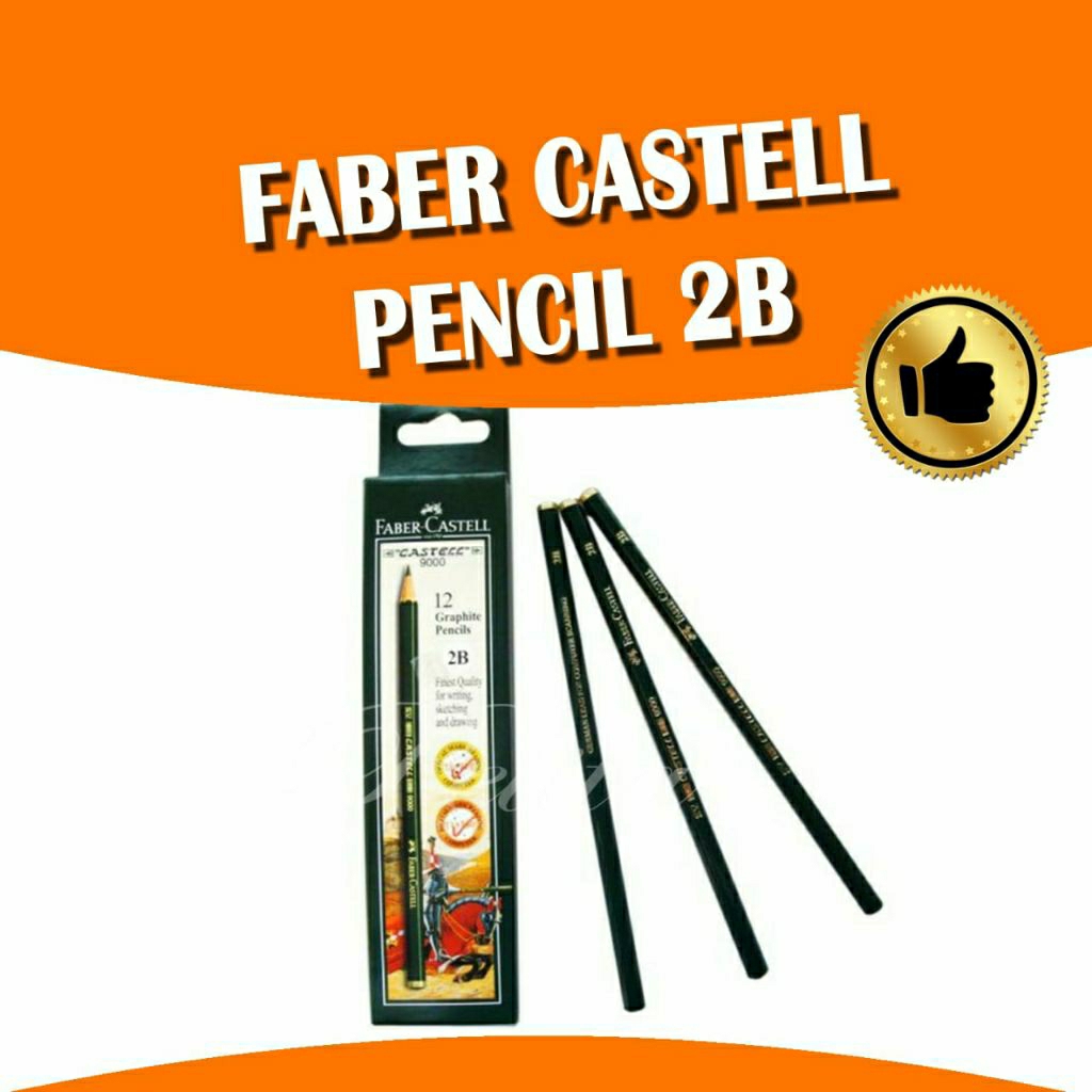 

pensil 2B Faber castell pensil kayu