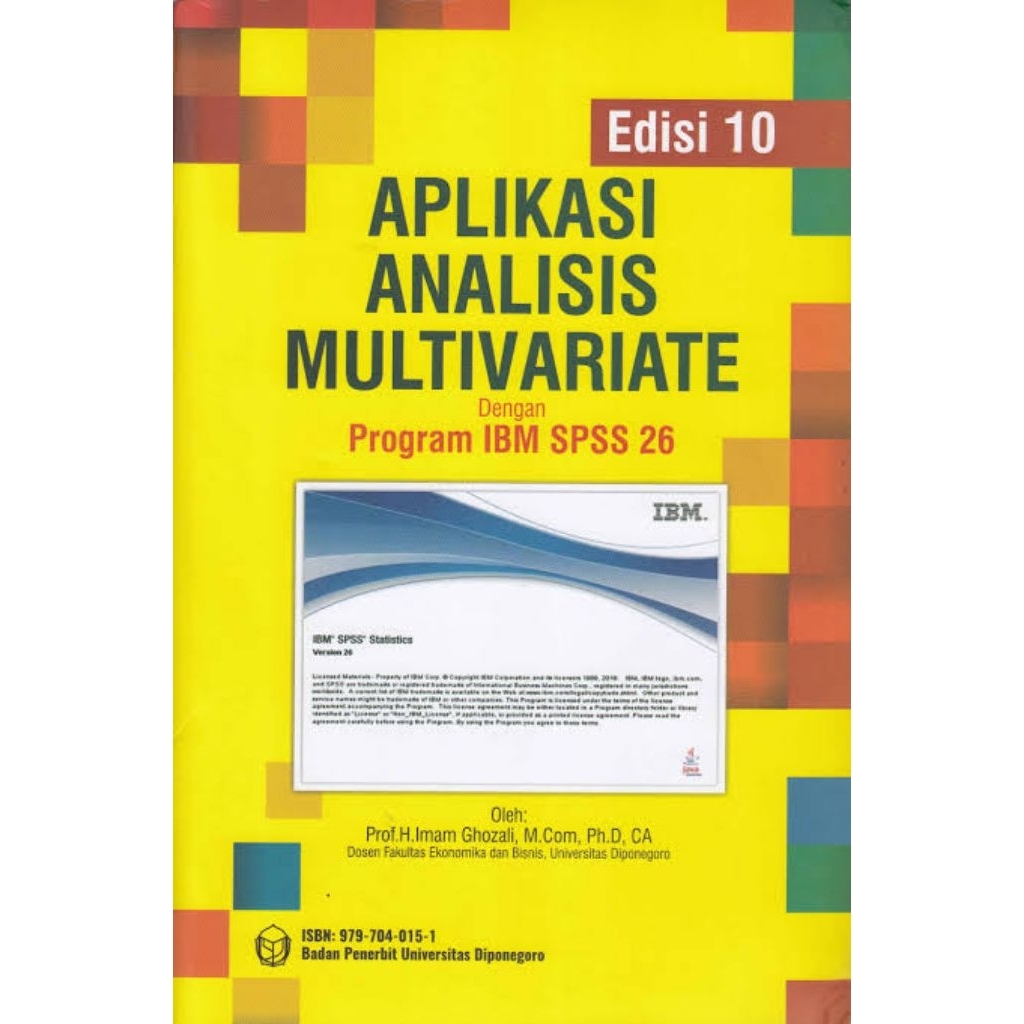 aplikasi analisis multivariate spss26 imam