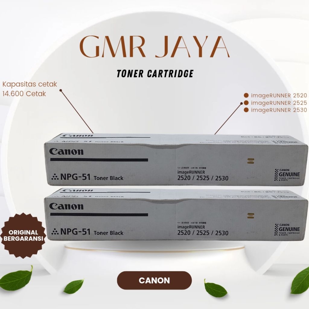 Toner canon NPG-51 original / Toner cartridge canon NPG-51 original / Toner printer canon NPG-51 ori