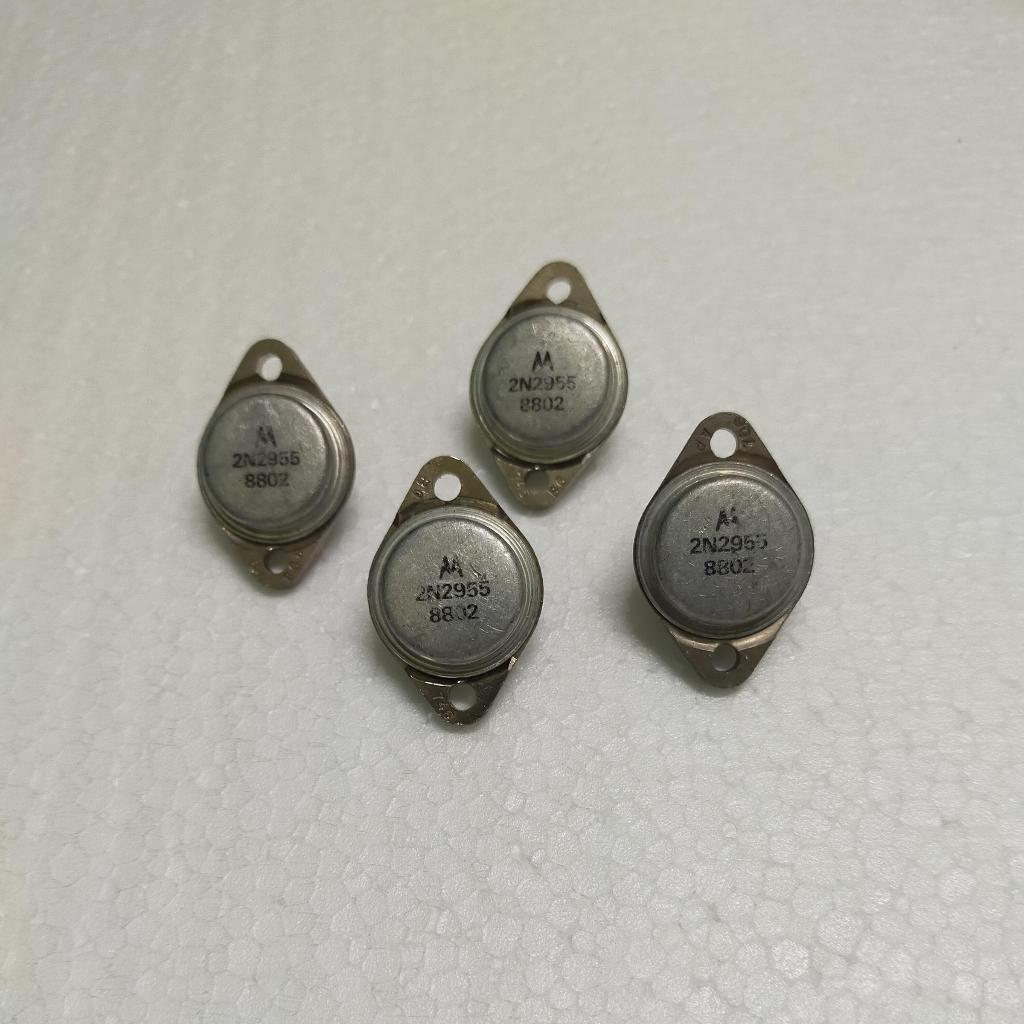 2N2955 MJ2955 Transistor Jengkol Motorola USA (body tipis) NOS
