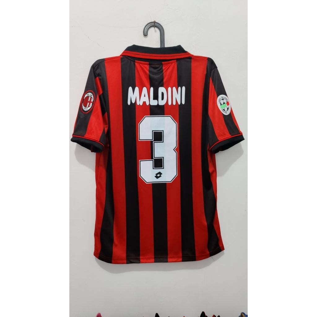 jersey retro Milan Maldini size XL