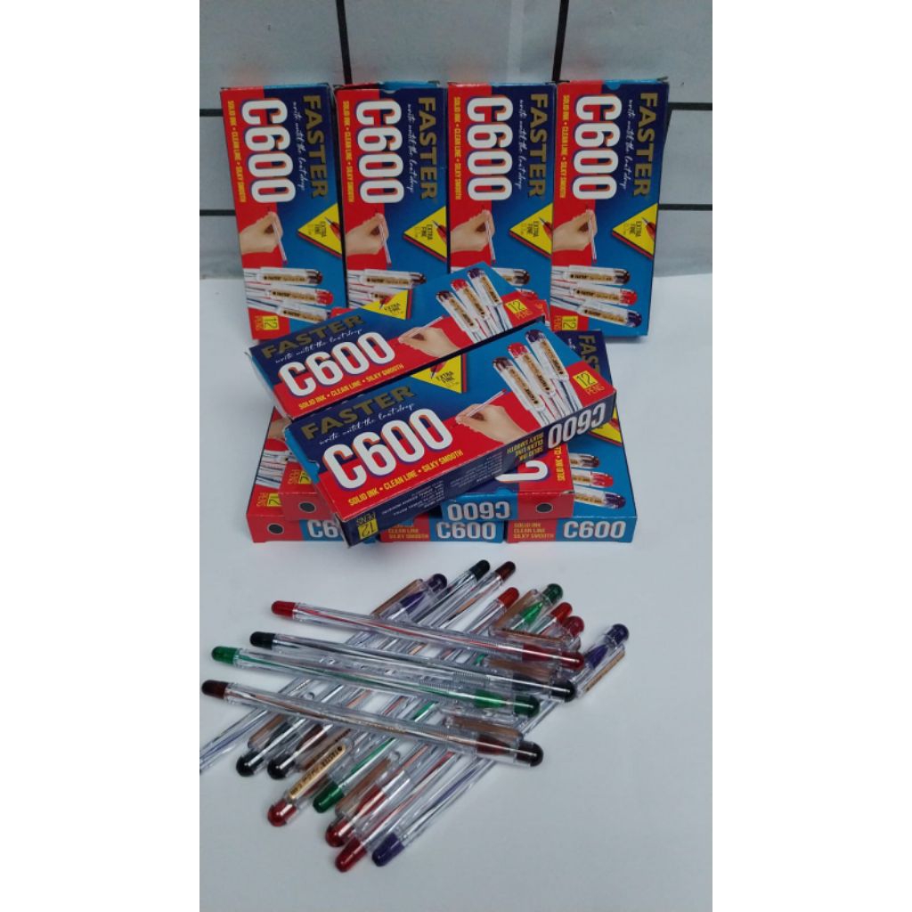 

Pulpen FASTER C600 0,7mm