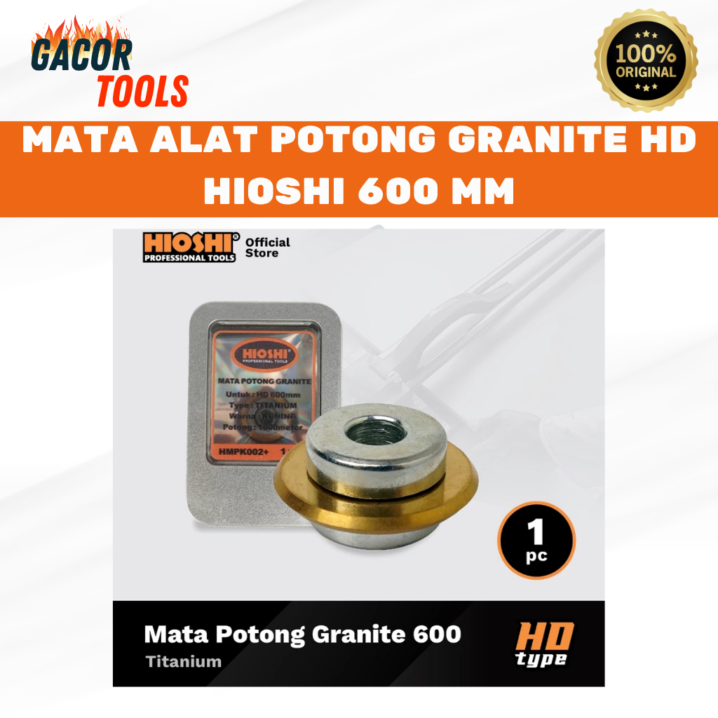 Mata Alat Potong Granite HD HIOSHI / Refill  / Dorong Manual / Cutter Blade / SOLID BEARING 60 CM