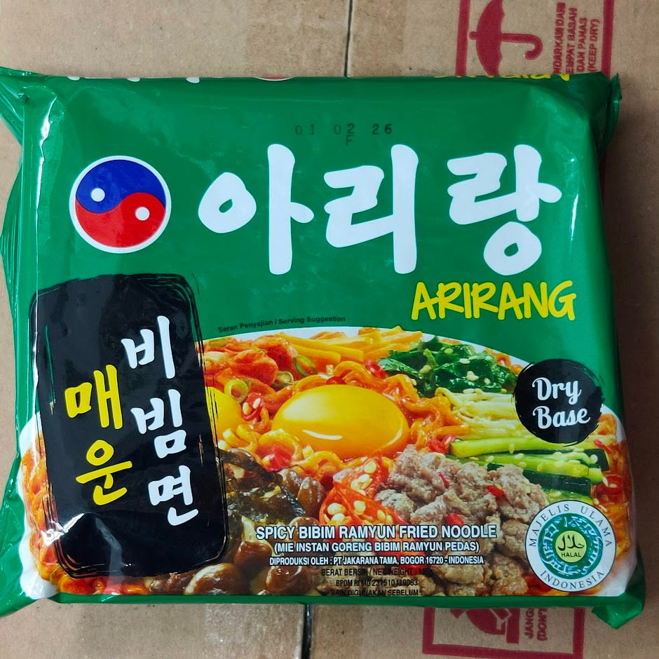 

Arirang Spicy Bibim Fried Noodle 135gr Mie Instan Goreng Bibim Ramyun Pedas