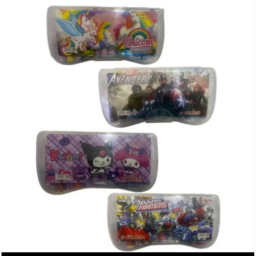 Per Set) Crayon 12 Warna BESAR / Oil Pastel /Krayon Set BESAR Murah Anak-Anak / Krayon Crayon Jumbo 