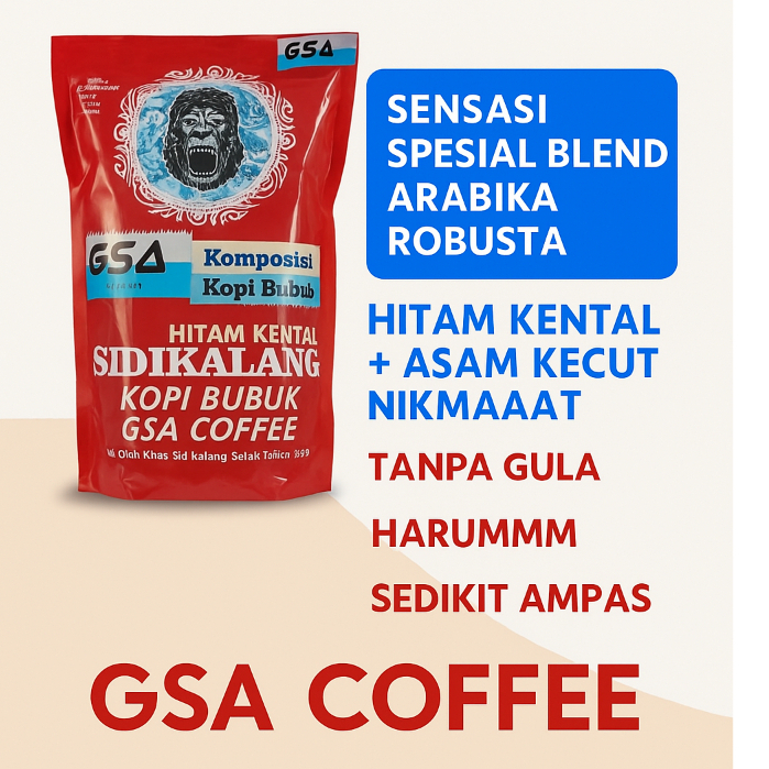 

Kopi Arabika Murni Sidikalang 1Kg – Aroma Harum Asam Kecut, Tanpa Gula & Ampas