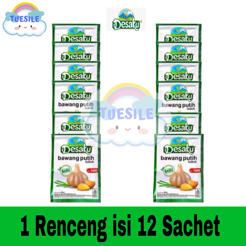 

Desaku Bawang Putih Bubuk 1 Renceng isi 12x6gr