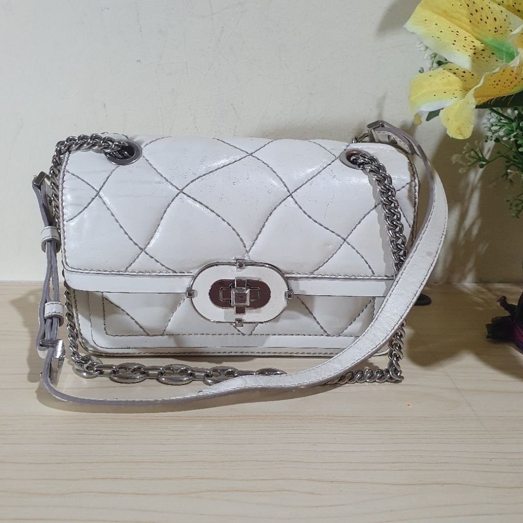 Tas Sling bag kulit asli KH design Preloved