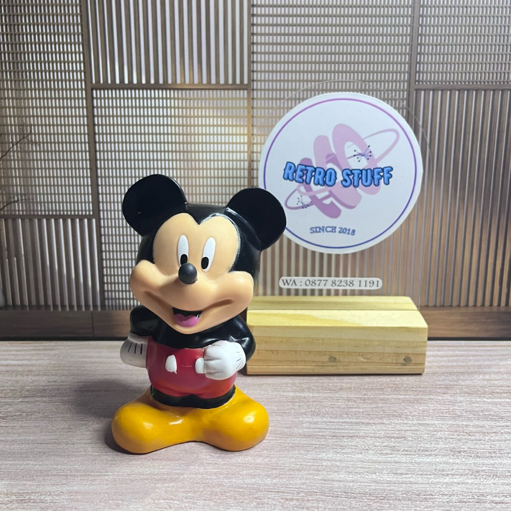 Figure Coin Bank Mickey Mouse 12 Cm Lucu