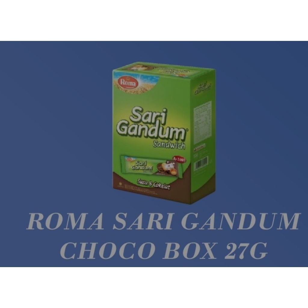 

sari gandum box cokelat dan kacang isi 12 pcs