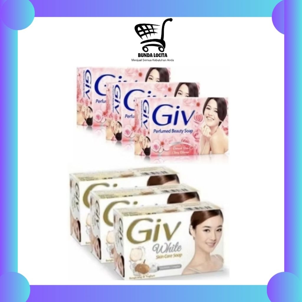 Giv Sabun Batang 110gr Paket 3 Pcs