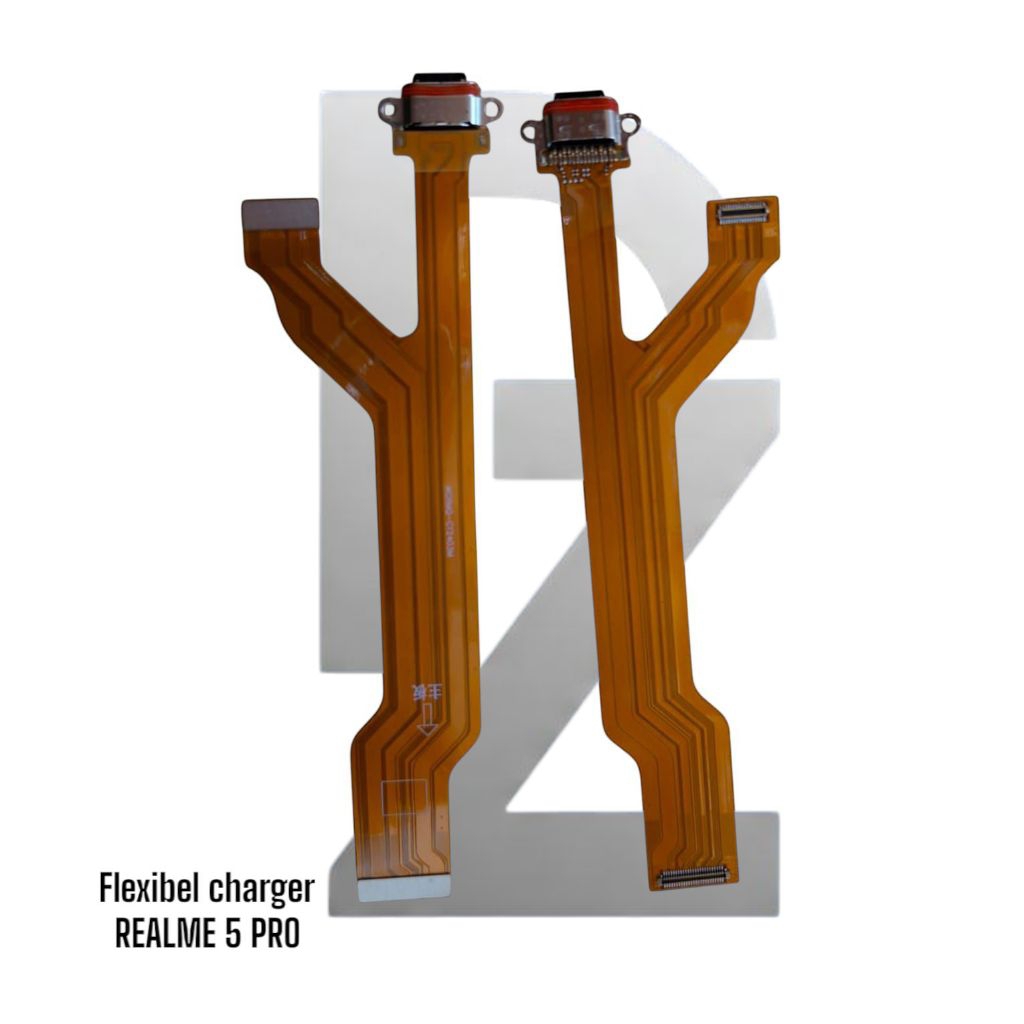 FLEXIBEL CHARGER REALME 5 PRO PLUS KONEKTOR CHARGER ORI