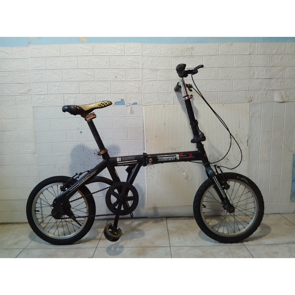 Sepeda Lipat Seken Doesbike UK 16 Inch Singgel Speed