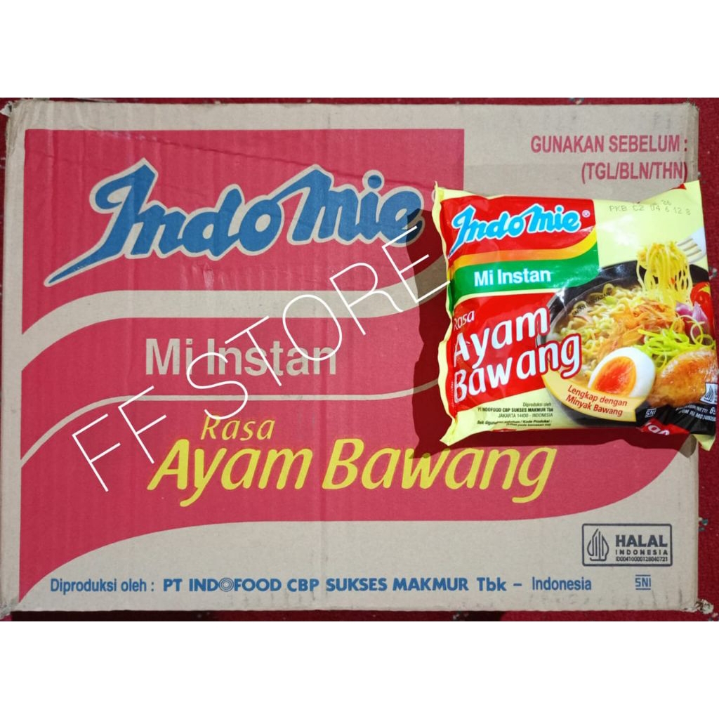 

INDOMIE Ayam Bawang 1 Dus isi 40 Bks (PROMOSI TOKO BARU)