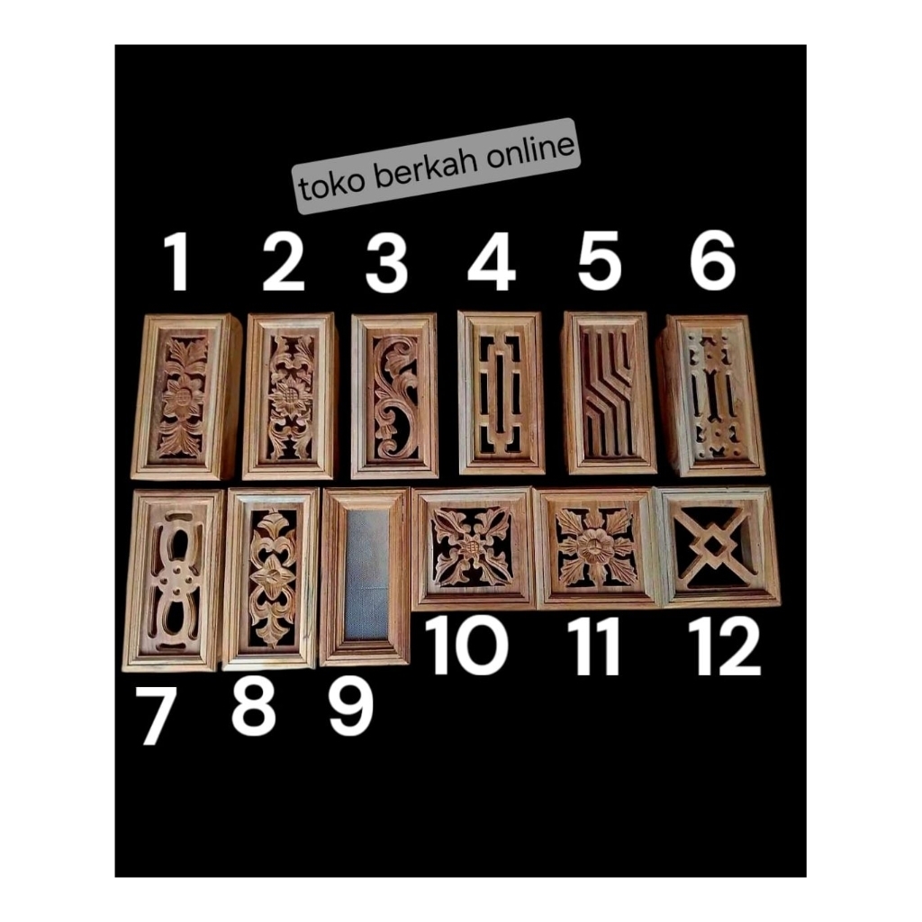 Loster ukir kayu jati roster kayu fentilasi