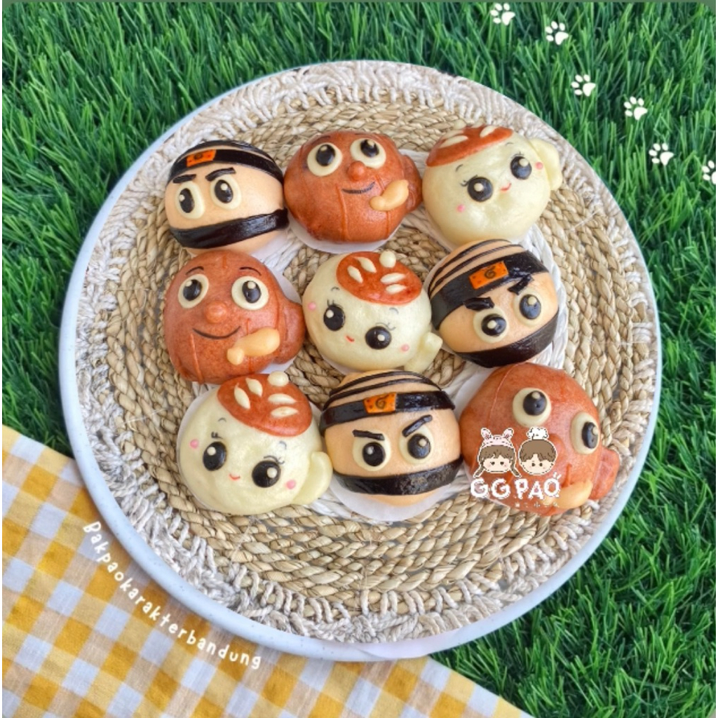 

GG PAO bakpao karakter custom Anomali tungTung sahur balerina cappucino| bakpao halal