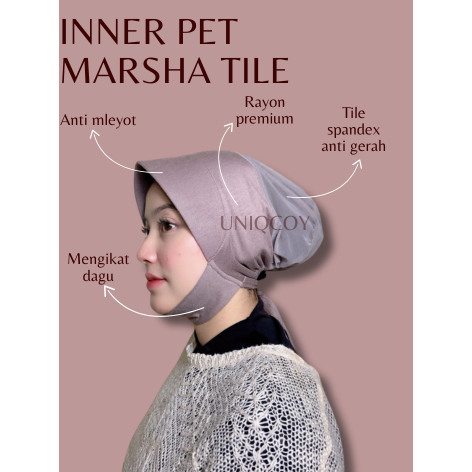 inner hijab pet marsha tile spandex