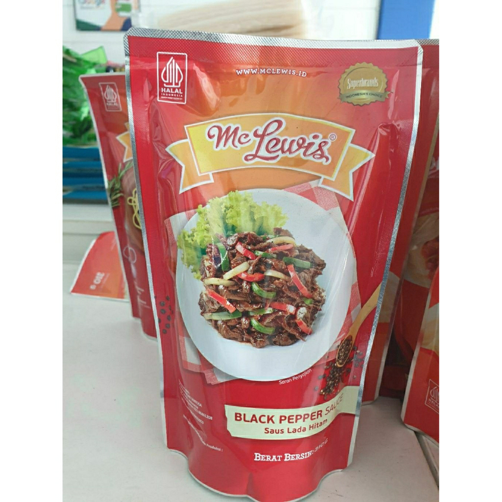 

Mc Lewis Blackpaper Sauce 310 gram