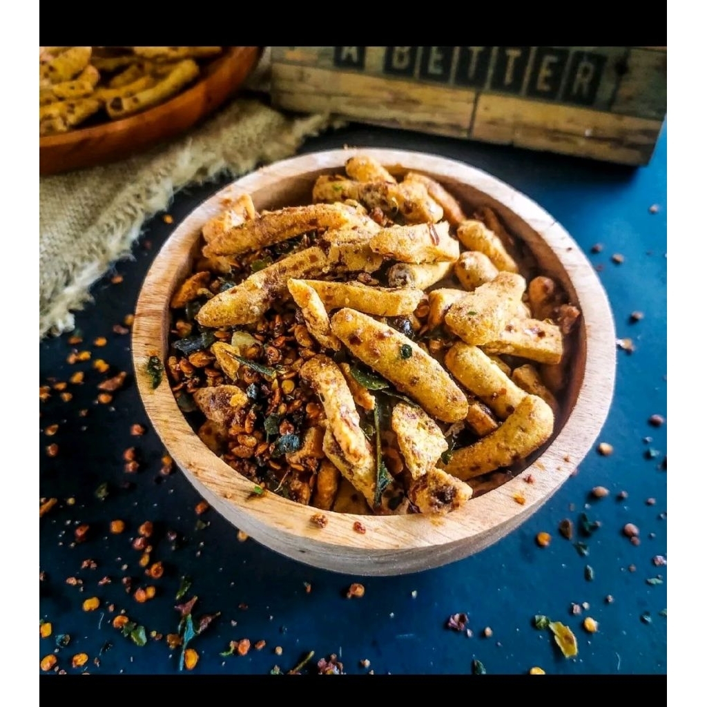 

Basreng Pedas/Ori daun jeruk Jedarrrr Jedorr 500 Gram ½ kg