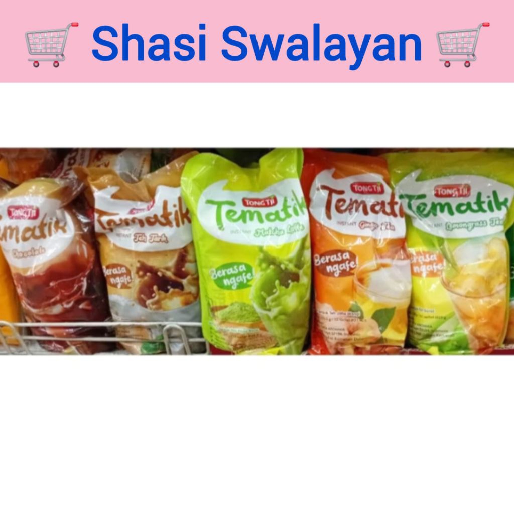 

Tong Tji Tematik Teh isi 10 sachets - TehTarik/ Lemongrass/ Coklat/ Matcha Latte