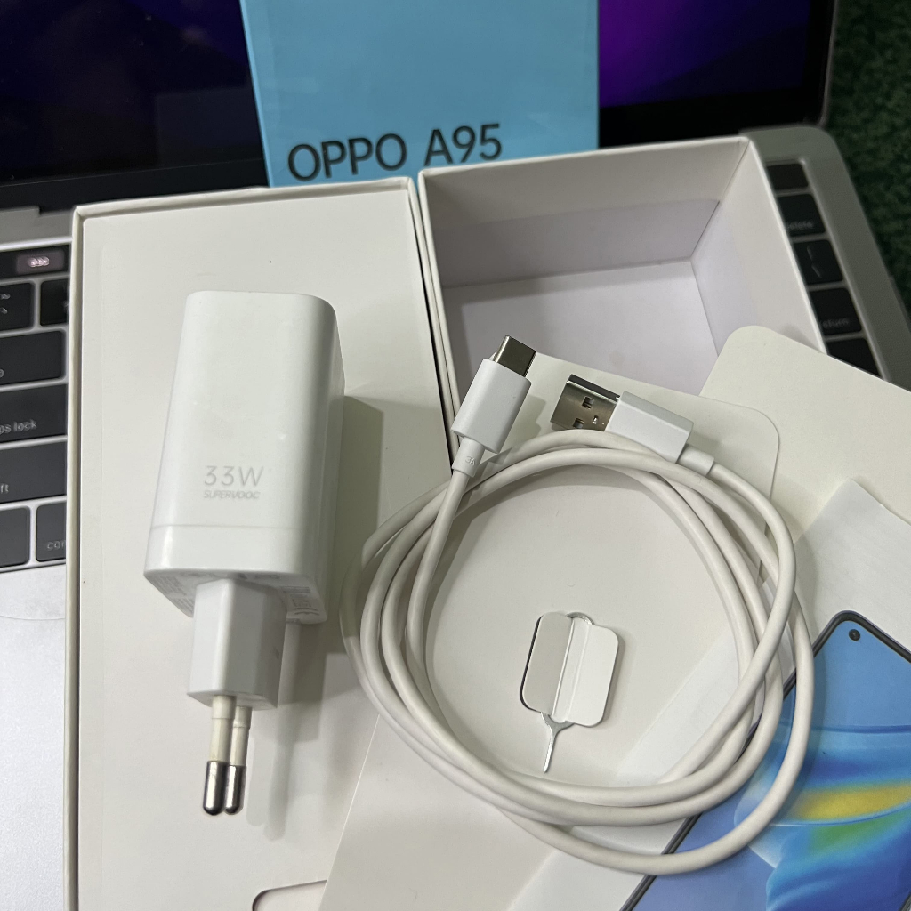 Charger Oppo A95 Original Bawaan HP 33 Watt Tipe C SUPER VOOC