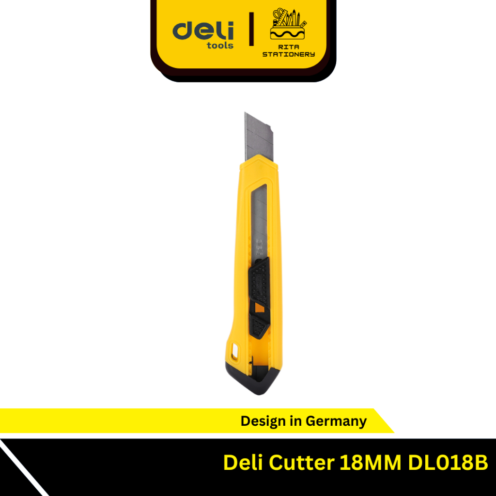 

Deli Cutter / Cutter Besar 18mm Pisau SK5 DL018B