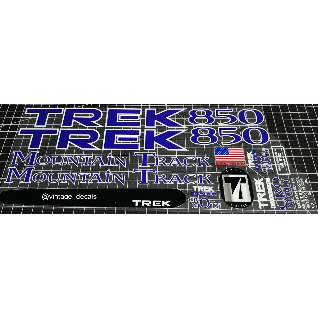sticker decal sepeda TREK mountain track 820 850 antelope