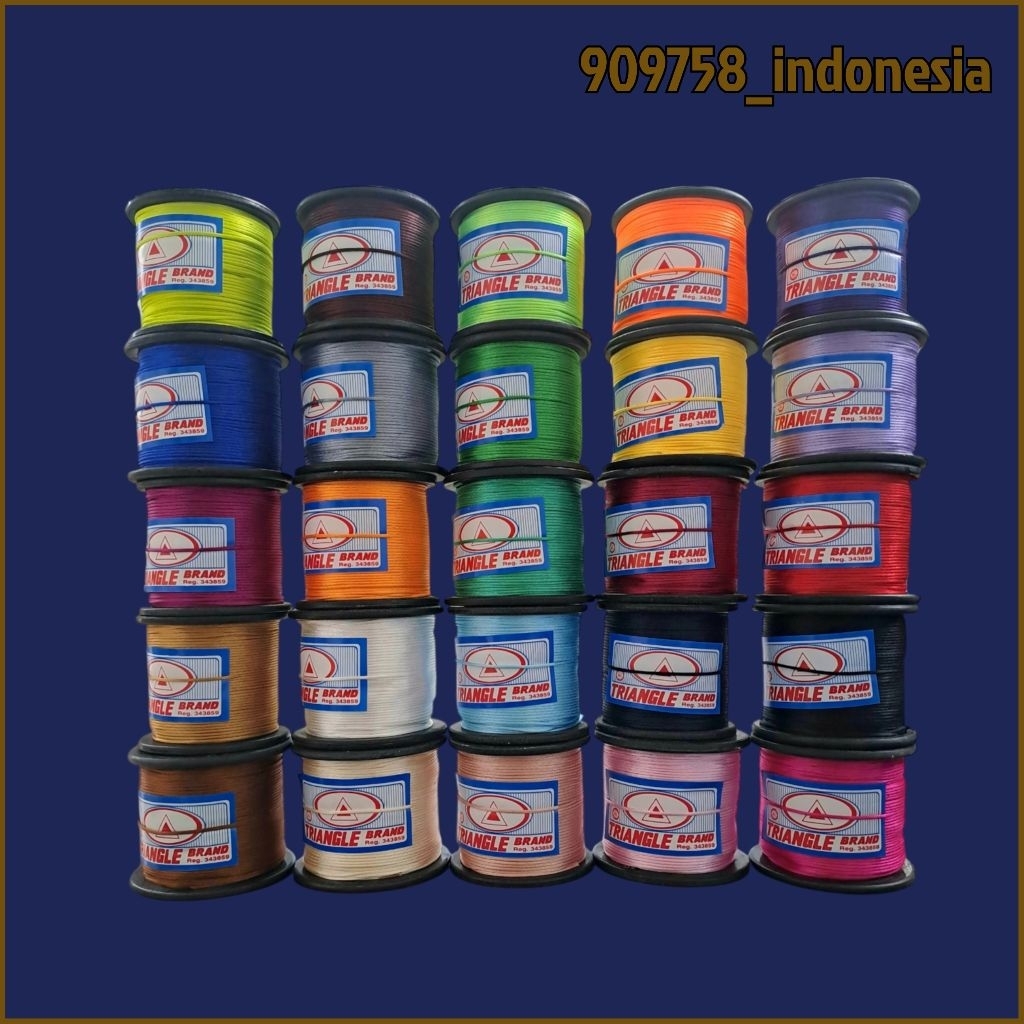 

909758 ~ ( 1 roll ) Tali Satin 1mm Benang Kur RRT Bahan Gelang Dan Kerajinan