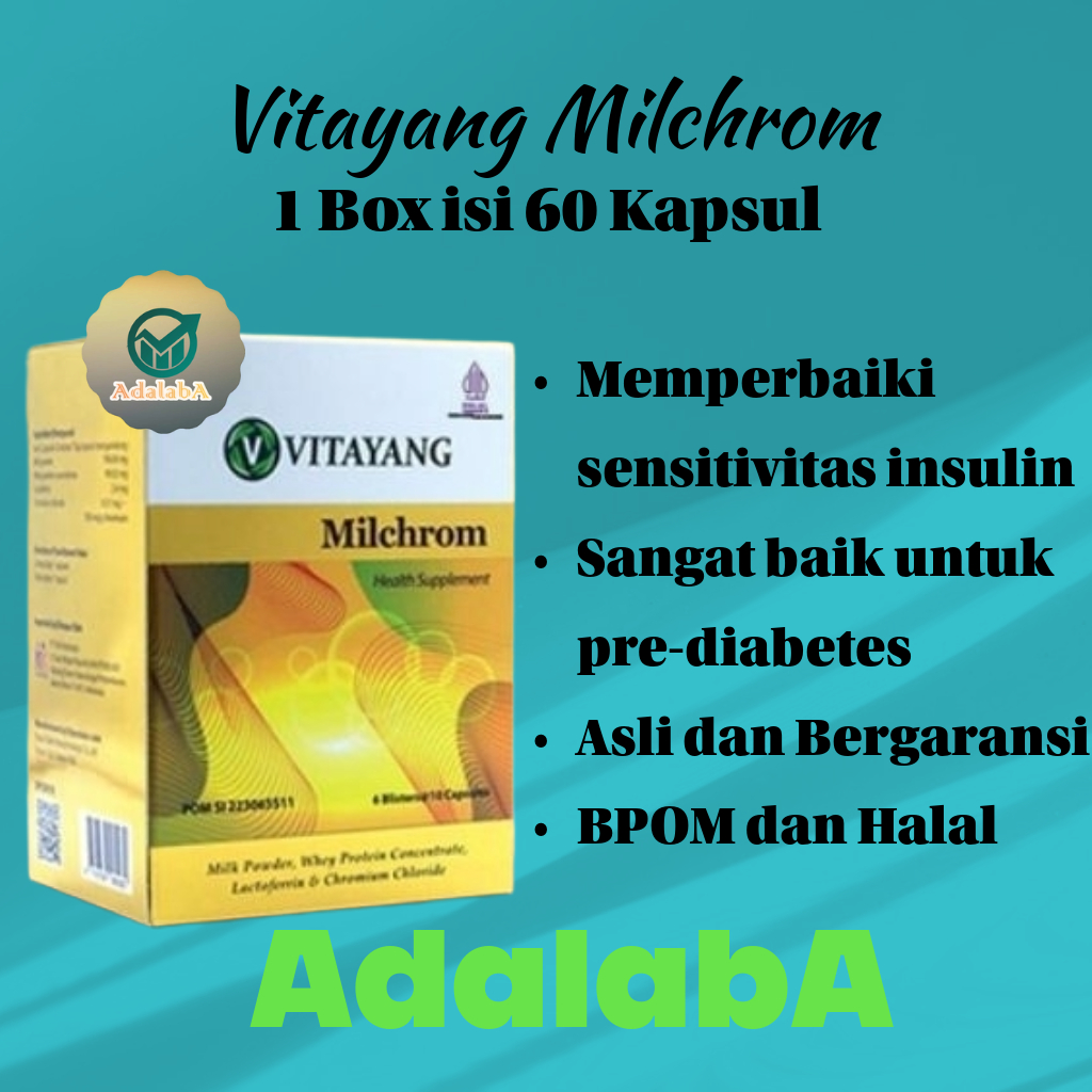Vitayang Milchrom mengatasi diabetes dengan chromium