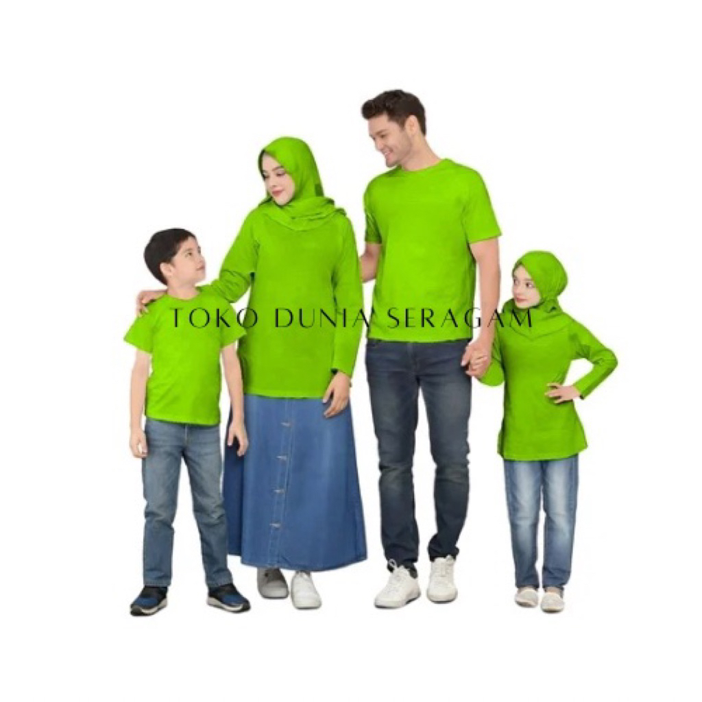 (100% PREMIUM) KAOS POLOS KELUARGA KUALITAS DISTRO / KAOS CATTON 100% ORIGINAL GRADE A / KAOS BAHAN 