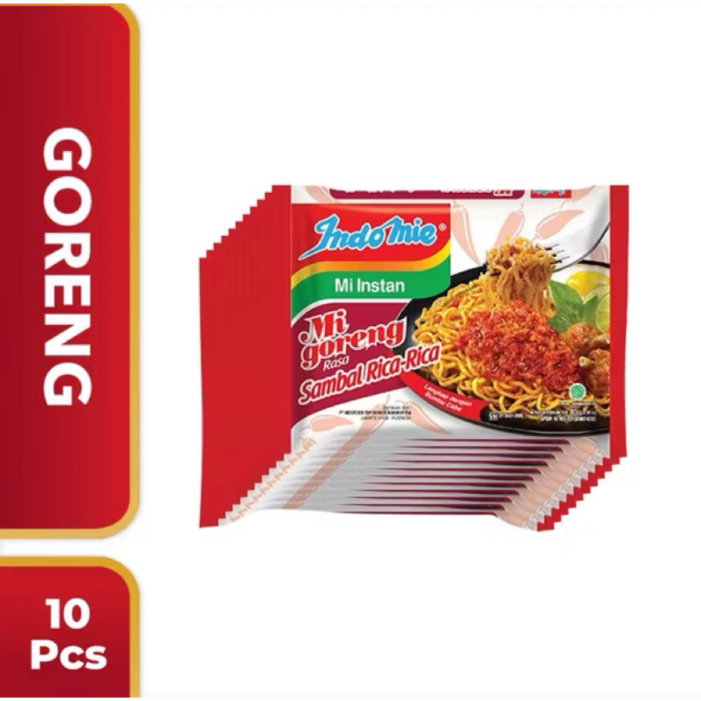 

Indomie Goreng Sambal Rica-Rica - Isi 10 Bungkus Pedas Nendang