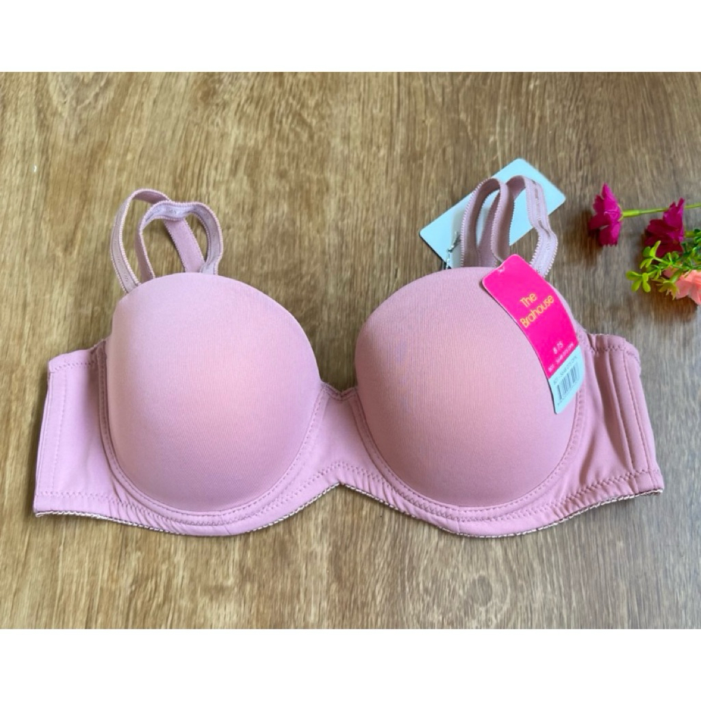 THE BRAHOUSE BRA HALF CUP BERKAWAT SIZE BH 34B B75 36C C80