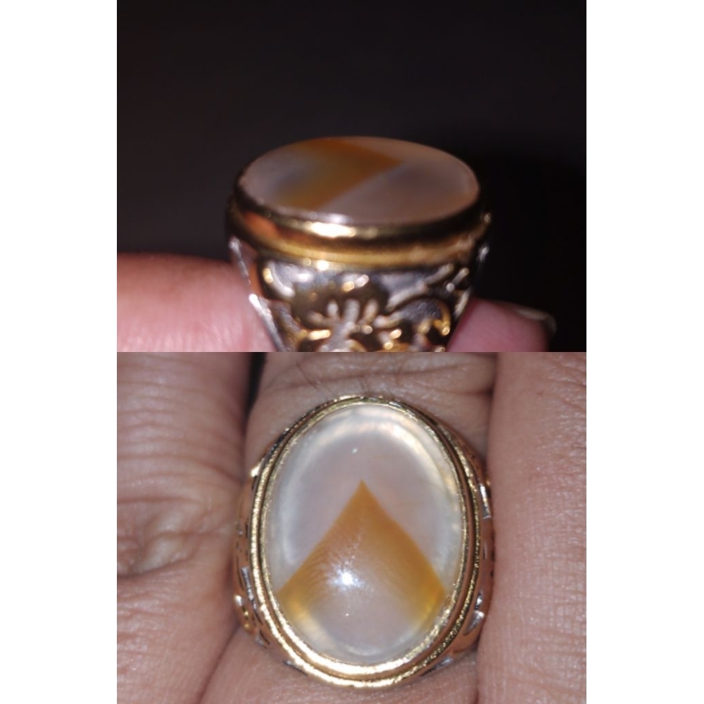 Cincin Batu Akik Sulaiman Junjung Derajat Natural