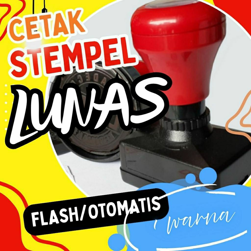 

CETAK STEMPEL FLASH / OTOMATIS FREE DESAIN
