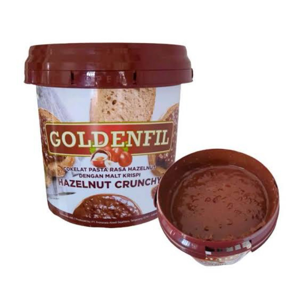 

Selai Hazelnut Crunchy Goldenfill 1 Kg