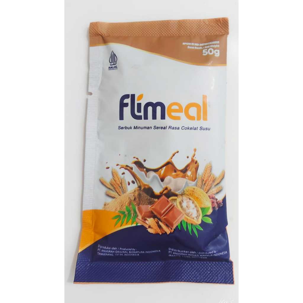 

FLIMEAL sachet serbuk minuman sereal rasa cokelat susu