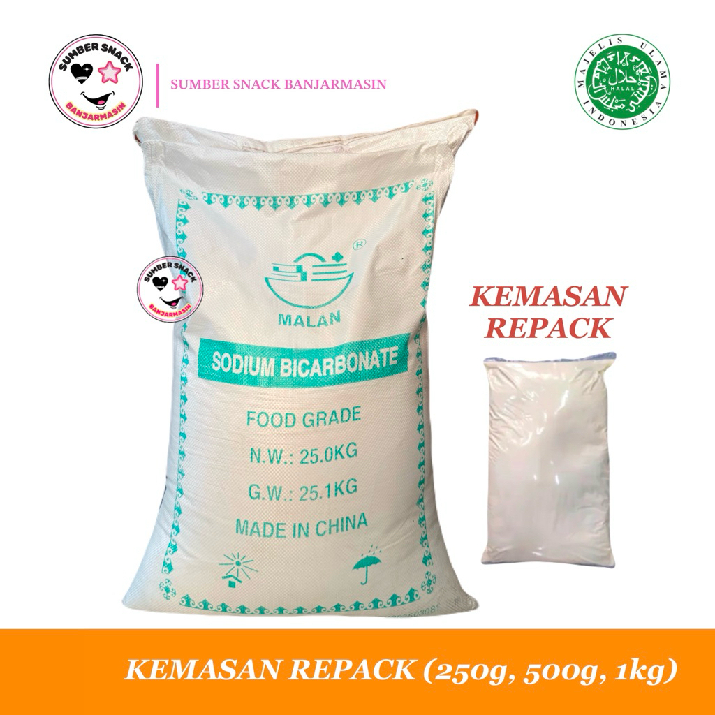 

Malan Soda Kue Sodium Bicarbonate Baking Powder (Kemasan Repack) (250g, 500g, 1kg)