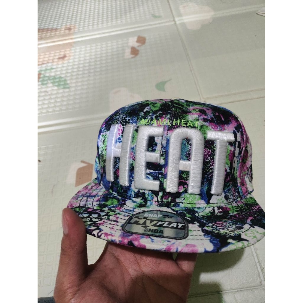 Miami Heat AOP Topi NBA Hyflat