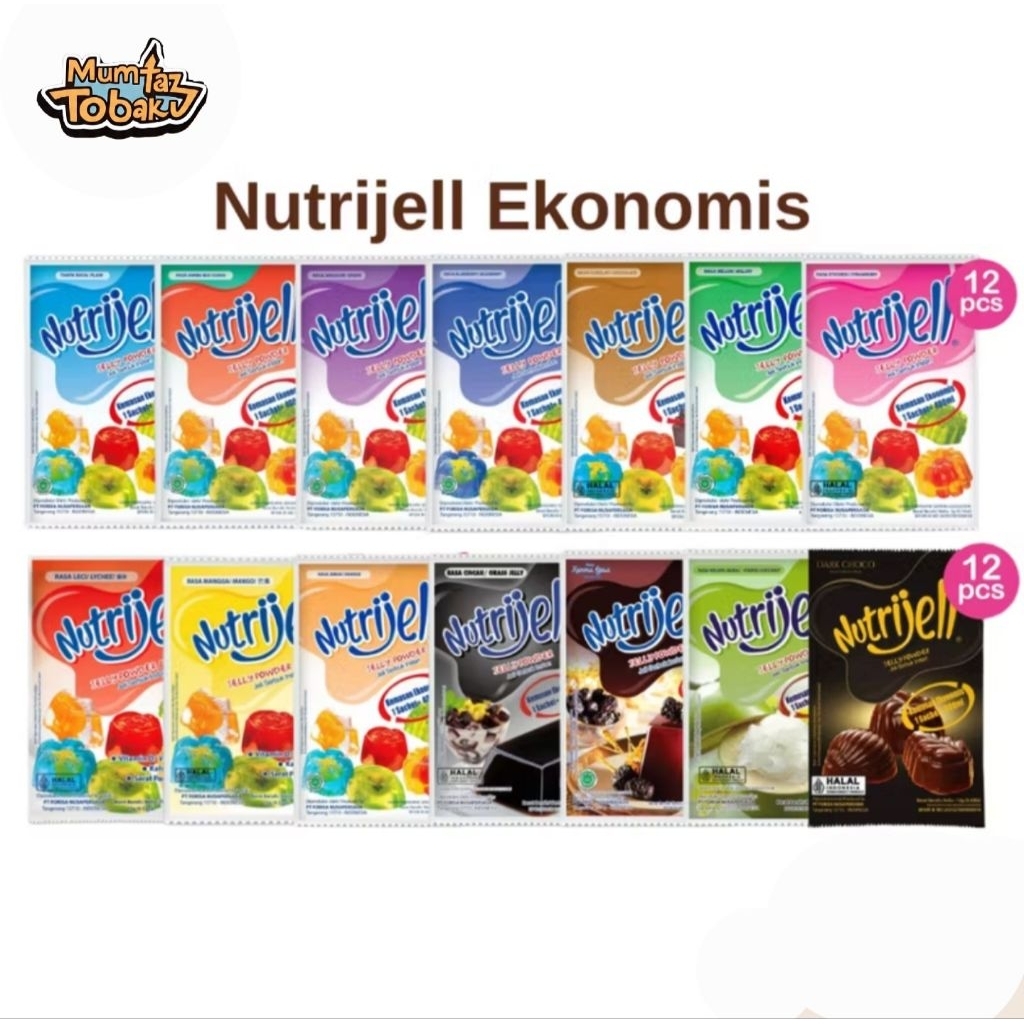 

Nutrijell jelly agar-agar 1 pack isi 12 pcs
