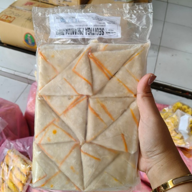 Segitiga Piramida Frozen Food Cemilan