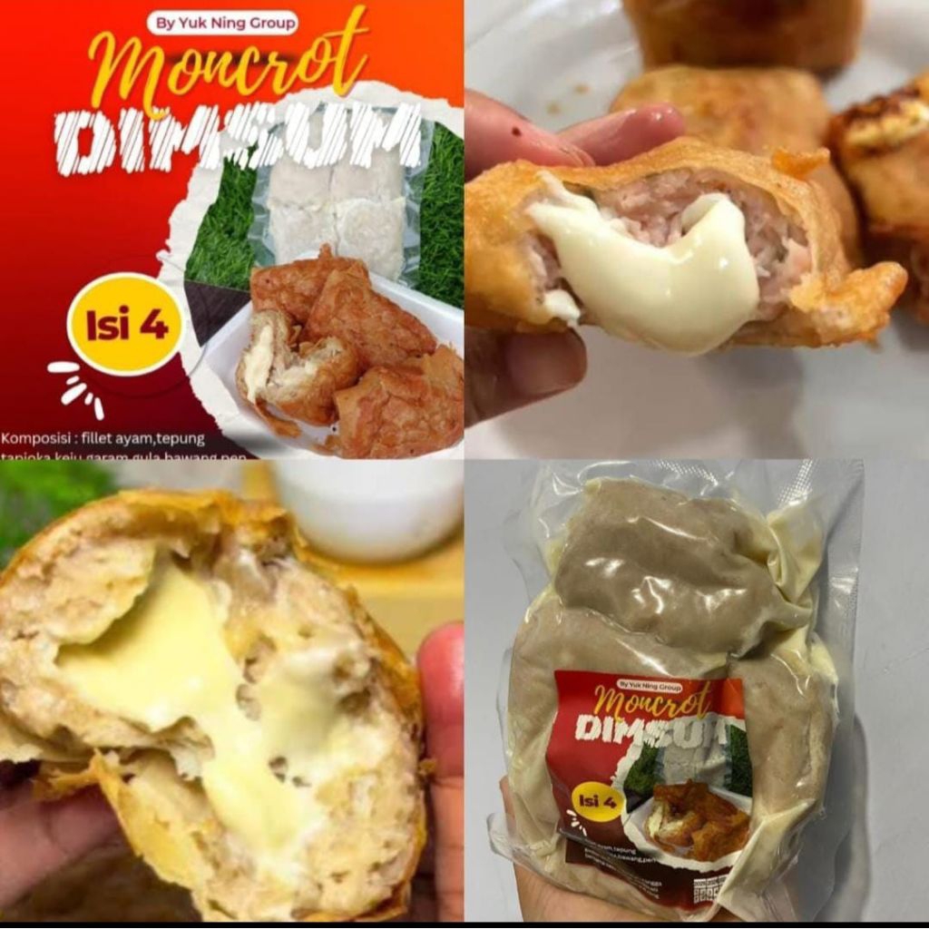 

Dimsum goreng keju moncrot lumer isi 4 bj by yukning