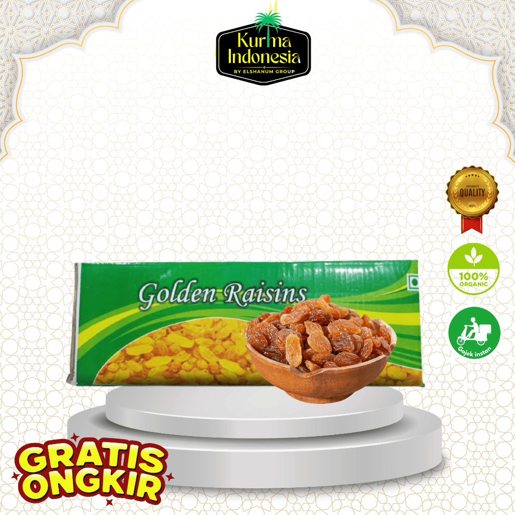 

KISMIS PREMIUM ASAM MANIS 10kg / Kismis Golden Raisin / Kismis asam Manis Original / Kurma Indonesia